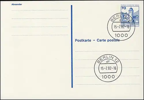 P 123 I - BuS 70 Pf Buchschriften VS-O Berlin