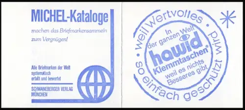 Berlin MH-Set 12 avec a, b et environ: 3 variantes de couvercle, set **