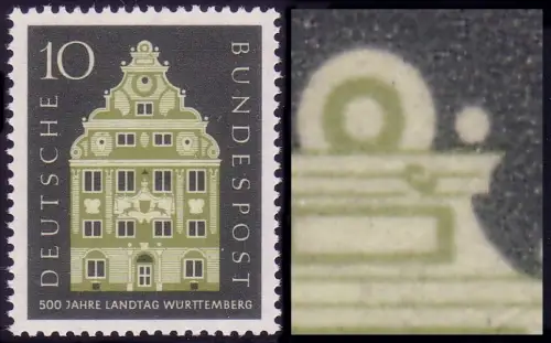 279 Württemberg mit PLF grüne Flecken oben rechts, Feld 4 **