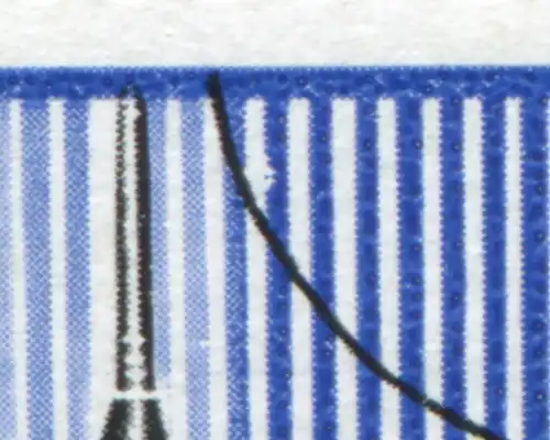 2310 Interkosmos 10 Pf: Kerbe oben links in blauer Linie, Feld 12 **