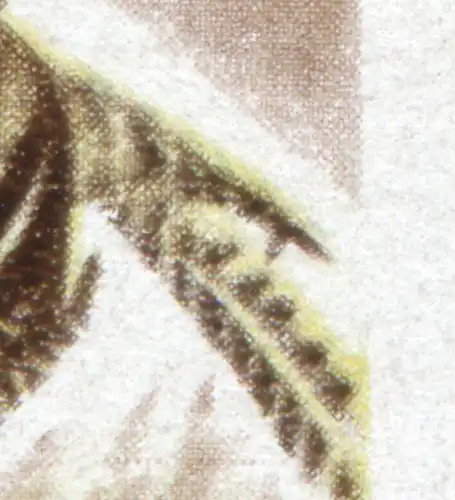 2272 Chasse Fasan 20 Pf: trait brun sur le ressort supérieur du faisan, champ 39 **