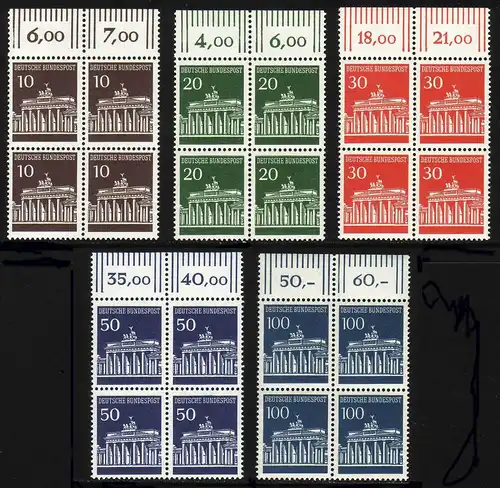 506-5110 Porte de Brandebourg, Oberrand-Quaterbl., phrase **