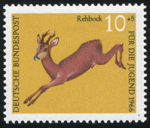 511I Jugend 10 Pf mit PLF I schwarzer Fleck rechts unten, Feld 33, **