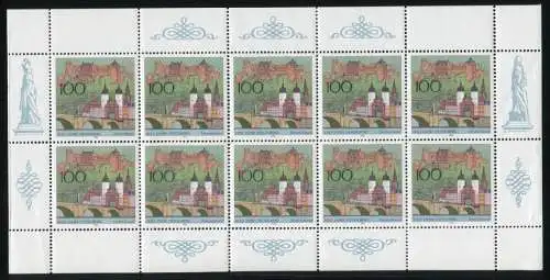 1868I Heidelberg - Bogen 10 avec PLF Fleck dans la maison, champ 1, **