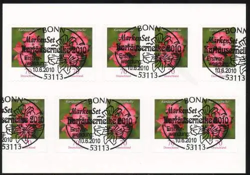 FB 8 Cartère 2010, feuille 10x2716, EV-O Bonn 10.6.2010