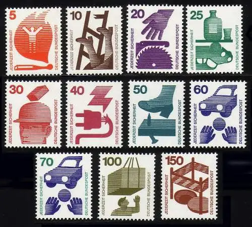 694 ff Prévention 11 valeurs, ensemble frais ** complet