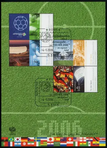 Block 67 Coupe du monde de football Allemagne 2006, ESSt Bonn 04.05.2006