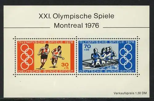 Bloc 12 Olympiade de Montréal 1976, frais de port