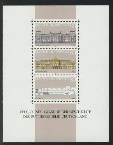 Bloc 20 Démocratie - Bâtiments importants 1986, frais de port