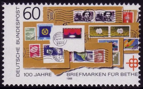 1395 Bethel, Verzähnung rechts im Markenbild, postfrisch **