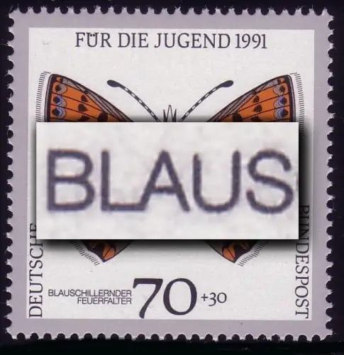 1515 Jeunesse 70 Pf avec PLF gauche court U dans BLAUSCHILLER, champ 24, **