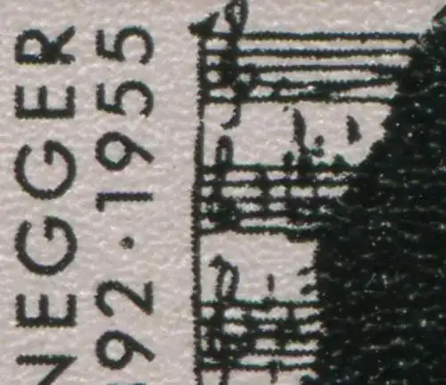 1596VI Honegger mit PLF VI Notenschlüsselfuß fehlt, Feld 9, **