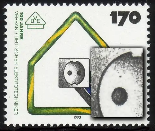 1648 VDE avec point PLF au-dessus du pôle gauche dans la prise, boîte 24, **