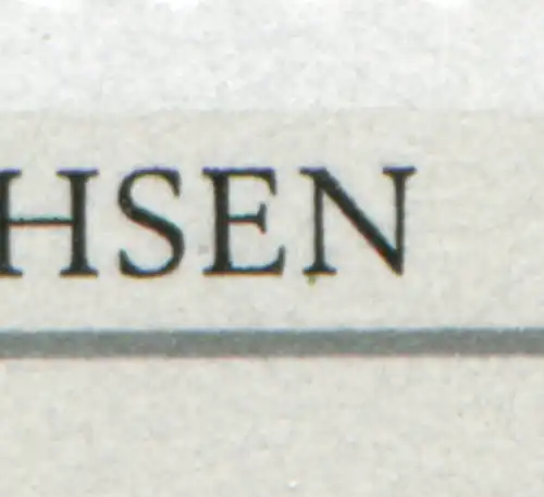 1713 Sachsen mit PLF Fleck unten am N von SACHSEN, Feld 5, **