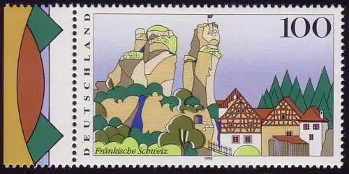 1807 Fränkische Schweiz: Passerverschiebung olivgrün / hellgrün **