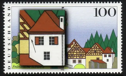 1807I Suisse française avec PLF I: ligne noire sous le toit, champ 4 **