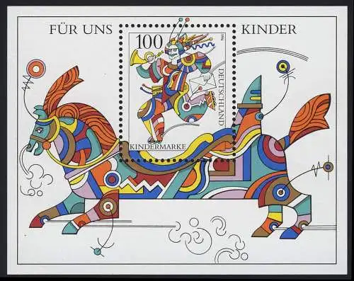 Block 35 Für uns Kinder 1996, postfrisch **