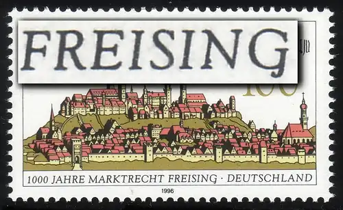 1856 Freising mit PLF: Ausbuchtung am N von FREISING, Feld 5 **