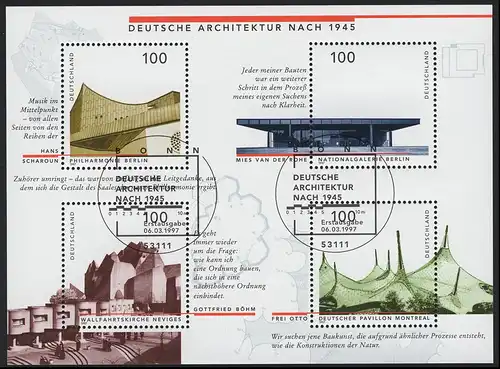 Bloc 37 Architecture 1997 avec ESSt Bonn 6.3.1997