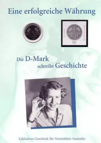 L'édition 2001 de Numisblatt: une monnaie réussie