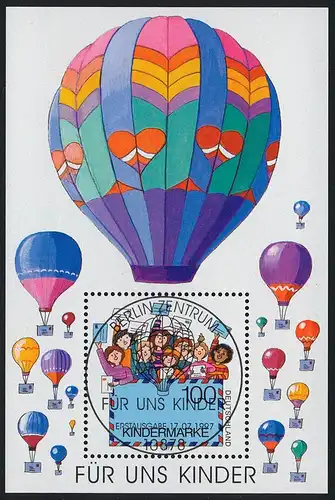 Bloc 40 Pour nous enfants - Lettre postale aérienne 1997 avec ESSt Berlin