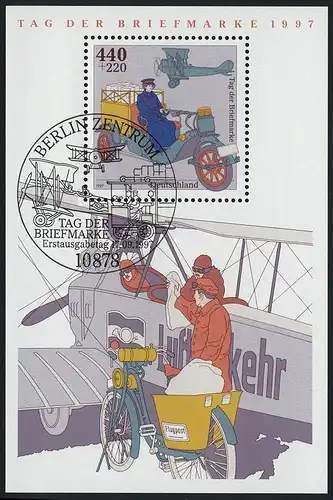 Bloc 41 Journée du timbre - Posttransport 1997, ESSt Berlin