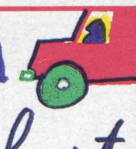 1954 Route avec PLF bleu dans le champ 6 **