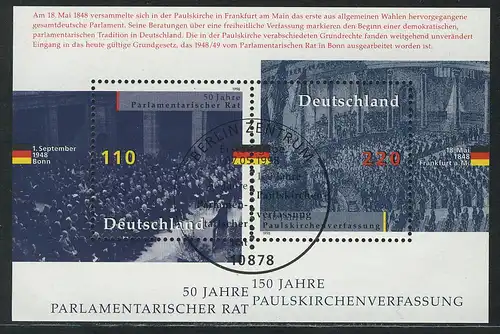 Block 43 Parlamentarischer Rat 1998, ESSt Berlin