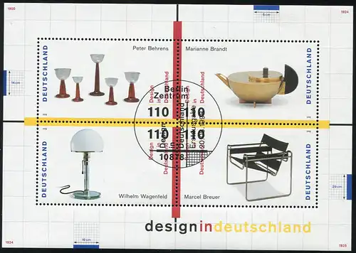 Bloc 45 Design en Allemagne 1998, ESSt Berlin