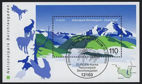 Bloc 47 EUROPA - Parc national Berchtesgaden 1999, ESSt Berlin