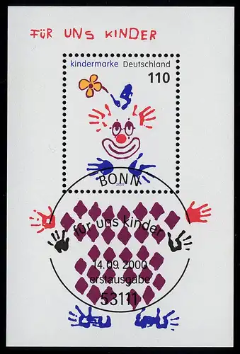 Block 53 Für uns Kinder - Clown 2000, ESSt Bonn