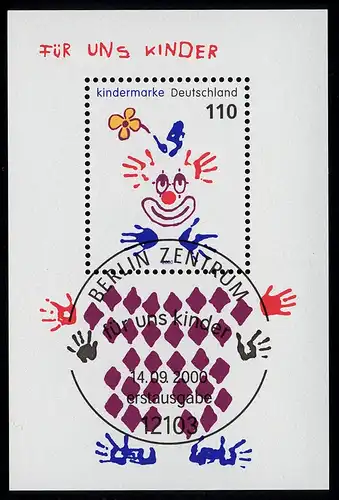 Block 53 Für uns Kinder - Clown 2000, ESSt Berlin