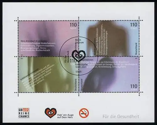 Block 54 Für die Gesundheit 2001 mit ESSt Berlin
