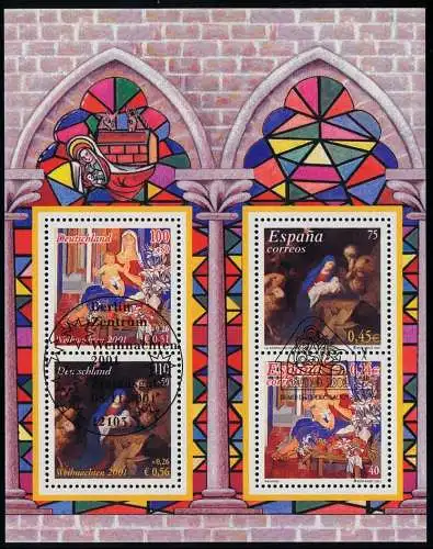 Block 56I Weihnachten 2001, ESSt Berlin & ESSt Madrid 6.11.2001