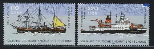 2229-2230 Einzelmarken aus Block 57 Antarktis, 2 Werte, Satz postfrisch **