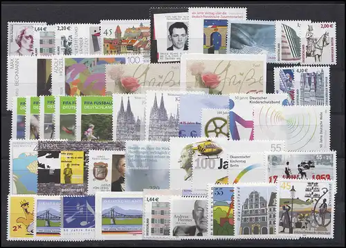 2305-2373 Allemagne année nationale 2003 complète, frais de port **