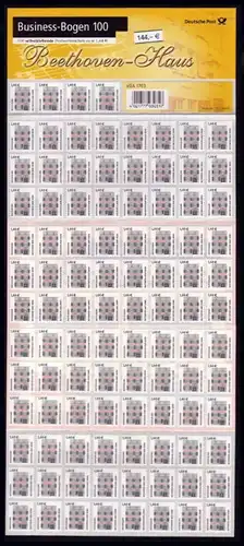 BB1a 2348 SWK 1,44 Euro autocollant box complet de 100 marques **