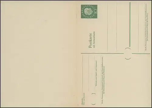 P 39 Huuss II 10/10 Pf, sans impression **