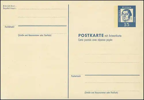 P 80 Luther 15/15 Pf Grotesk, avec impression **