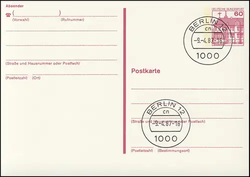 P 135 II BuS 60 Pf Letterset VS-O Berlin 12