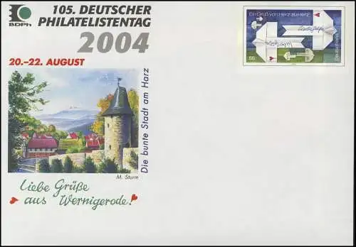 USo 77 Journée philatéliste Wernigerode 2004, **