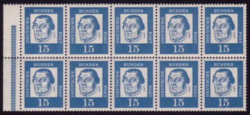HBl. 13 aus MH 8 Luther, RLV III, postfrisch