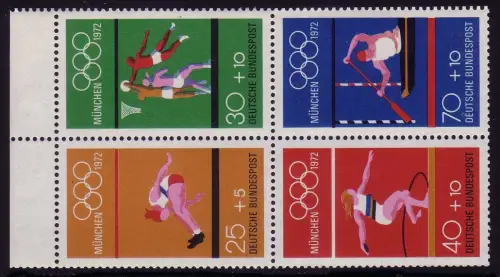 HBl. 22 - Heftchenblatt aus Markenheftchen MH 17 Olympia 1972, postfrisch **