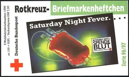 RDC/Wofa 19966/97 Fermes Schwarzwald 100 Pf, 5x1885, ESSt Bonn