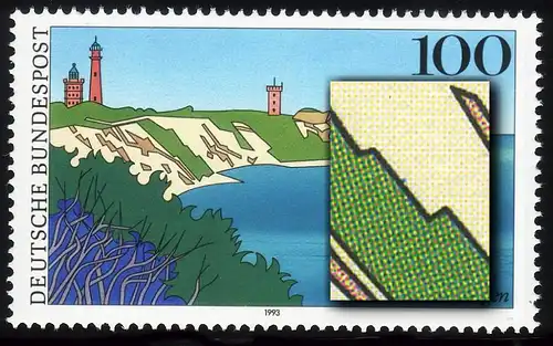 1684 Ressemblances: épaississement bleu sur la zone verte, champ 15 **
