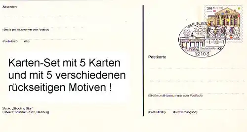 PSo 59/01-05 Changement du millénaire, 5 cartes, ensemble avec SSt Berlin 1.1.2000