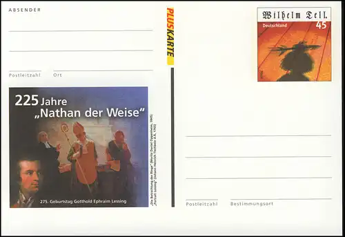 PSo 84 Lessing - Nathan der Weise und Wilhelm Tell 2003 ** wie verausgabt