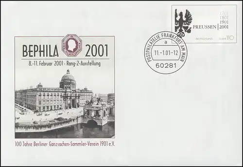 USo 23 BEPHILA Berlin & Preußen 2001, VS-O Frankfurt 11.01.2001