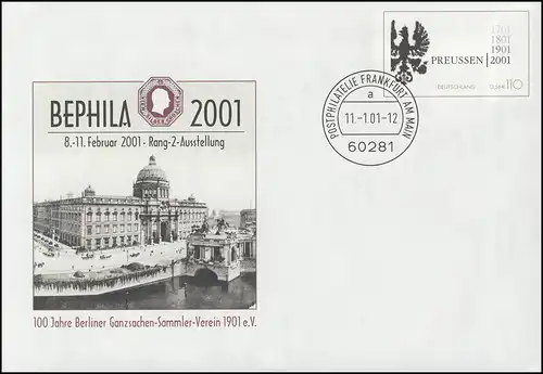 USo 23 BEPHILA Berlin & Prusse 2001, VS-O Frankfurt 11.01.2001