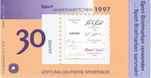 Sport 1997 Fun-Sport Aérobic 80 Pf, 6x1898, ESSt Berlin